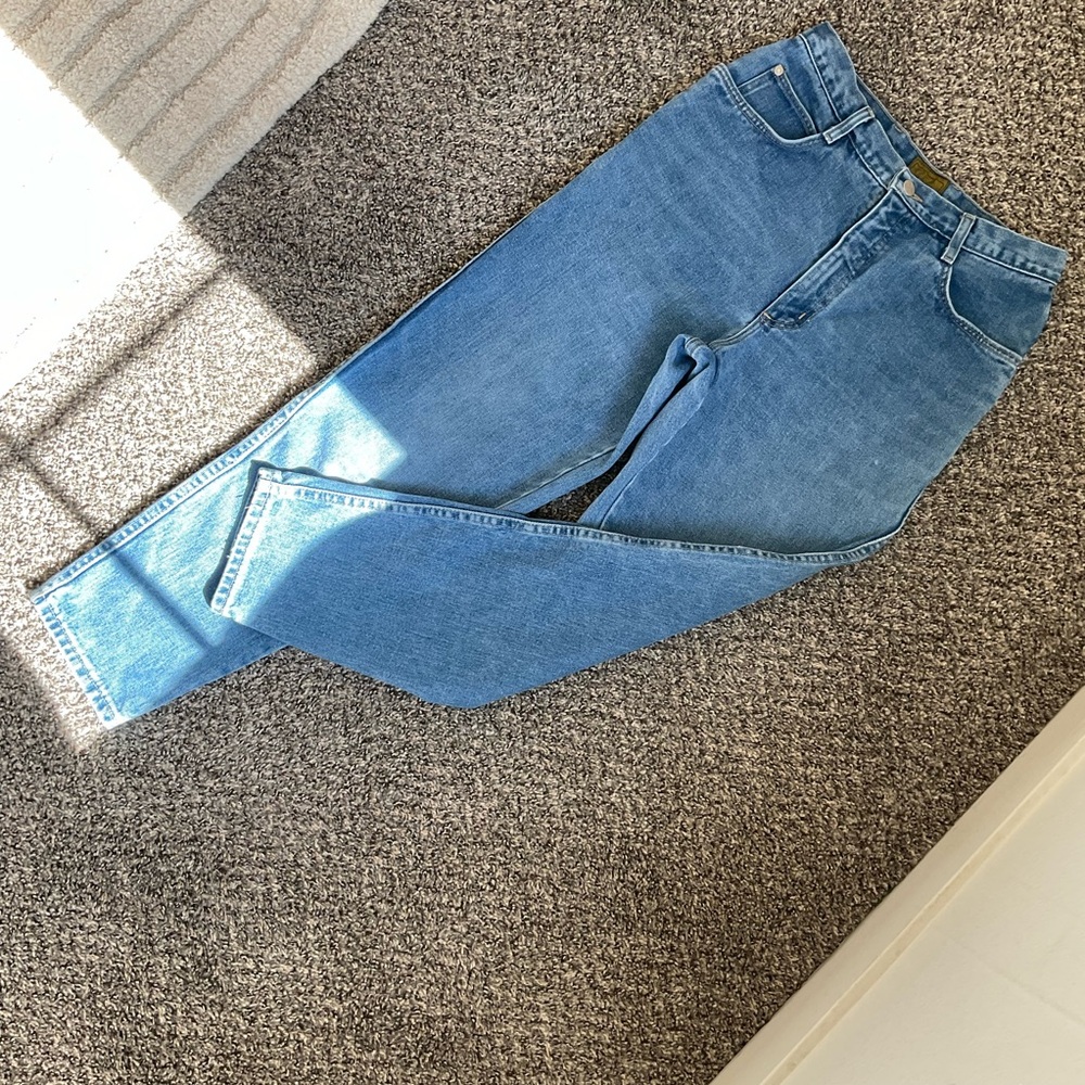 Vintage 90s Jacklyn Smith Dark Wash Denim Mom Jeans Size 11/12